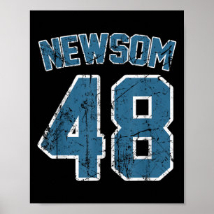 Gavin Newsom 2028 till president Kampanj Poster