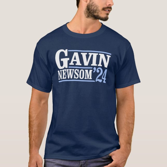 Gavin Newsom "24 T Shirt (Framsida)