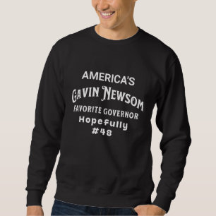 Gavin Newsom   Amerikanska favoritguvernör #48 Lång Ärmad Tröja