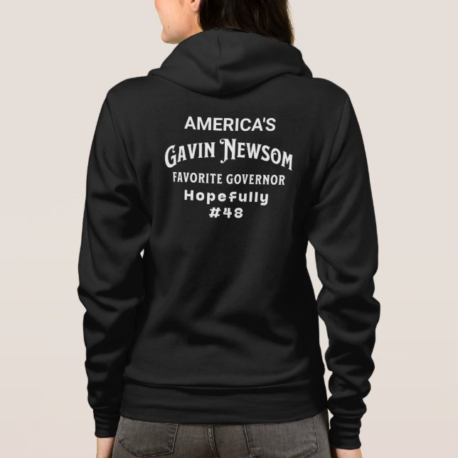 Gavin Newsom | Amerikanska favoritguvernör #48 T Shirt (Baksida)