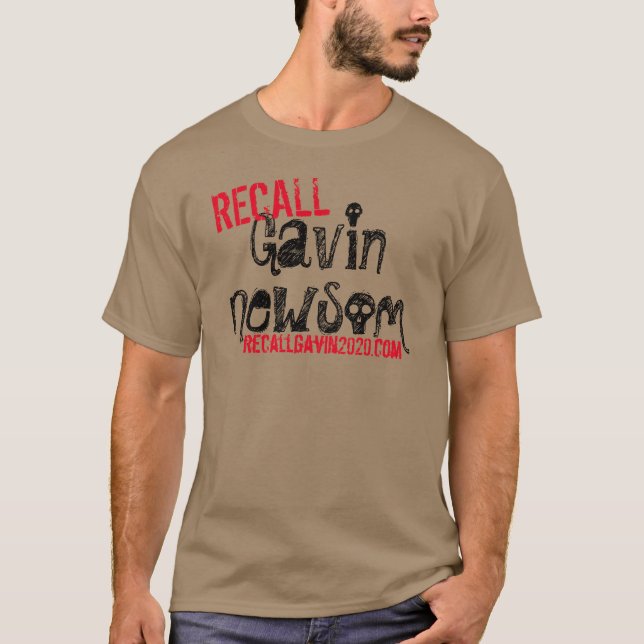 Gavin Newsom är gift för Kalifornien T Shirt (Framsida)
