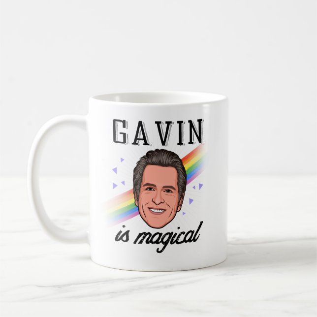 Gavin Newsom är Magic Kaffemugg (Vänster)