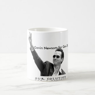 Gavin Newsom för Gov 2010 Kaffemugg