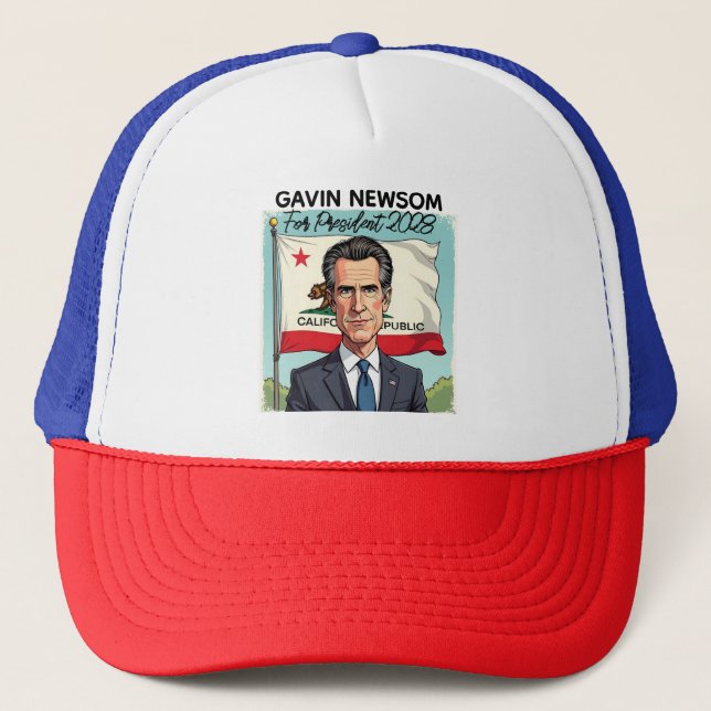 Gavin Newsom för president 2028 Keps (Framsida)