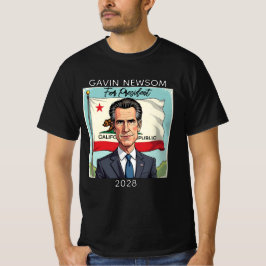 Gavin Newsom för president 2028 T Shirt