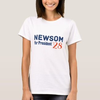 Gavin Newsom för president 2028 t-shirt