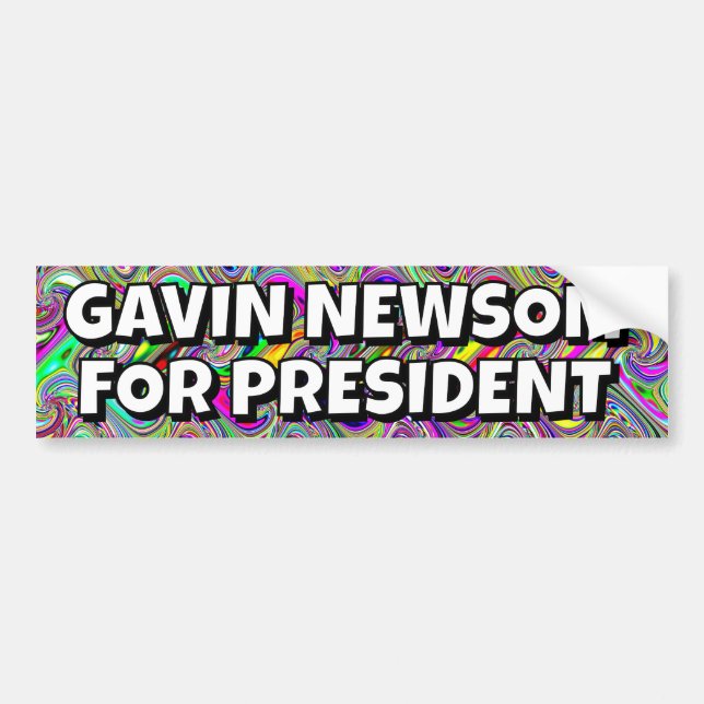 GAVIN NEWSOM FOR PRESIDENT BILDEKAL (Framsidan)