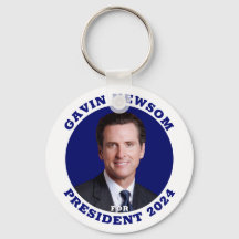 Gavin Newsom för president Keychain