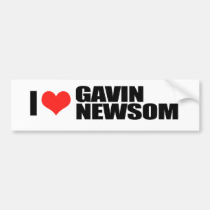 Gavin Newsom för regulator 1 Bildekal