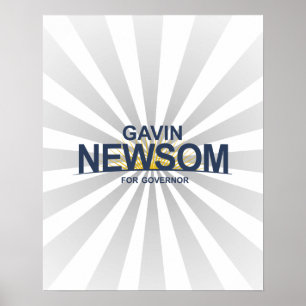 Gavin Newsom för regulator Poster