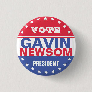 Gavin Newsom Ordförande Knapp