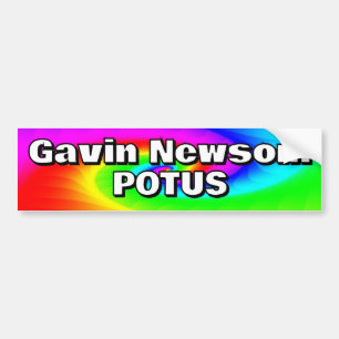 Gavin Newsom POTUS Bildekal