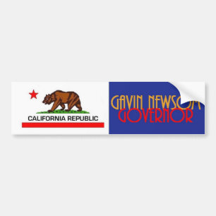 Gavin NEWSOM regulator 2018 Bildekal