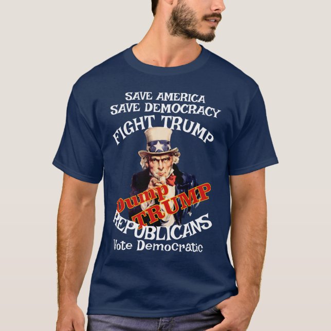 Gavin Newsom som president POTUS Trump T Shirt (Framsida)