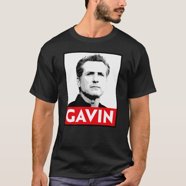 Gavin Newsom T Shirt (Framsida)