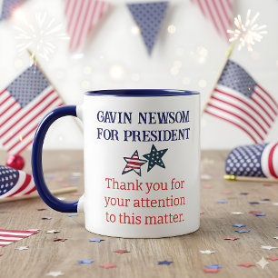 Gavin Newsom till talman Tack för din Mugg