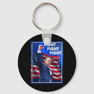 Gavin Newsom Trolling Trump Meme Krig Figh Figh F Nyckelring