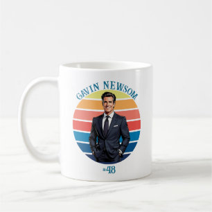 Gavin Newsom Vintage nr 48 Kaffemugg