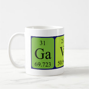 Gavin periodisk bord namn mugg