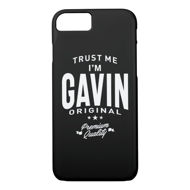 Gavin Personlig Namn Birthday Gift Case-Mate iPhone Skal (Baksida)