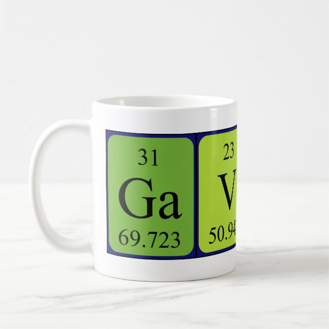 Gavino periodisk bord namn mugg (Vänster)
