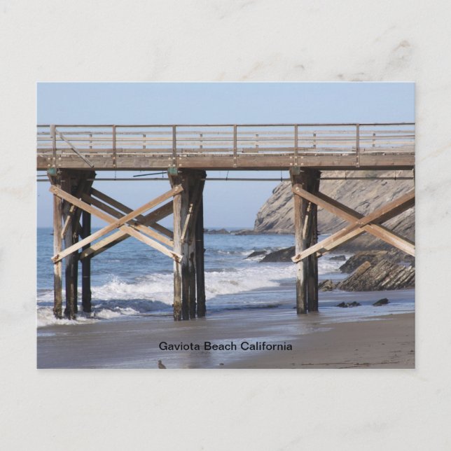 Gaviota Beach California Vykort (Framsida)