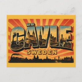 Gävle Sveriges järnvägshistoria Vykort