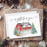Gåvningsintyg - Jul Winter Barn<br><div class="desc">Den här designen kan vara personlig i det område som tillhandahålls genom att ändra fotot och/eller text. Du kan också anpassa den genom att klicka på Anpassa den här mallen och sedan välja klicka för att anpassa ytterligare alternativ och ta bort eller ändra färg i bakgrunden, lägga till text, ändra...</div>