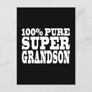 Gåvor 4 gåvor: 100 % Pure Toppen Grandson Vykort
