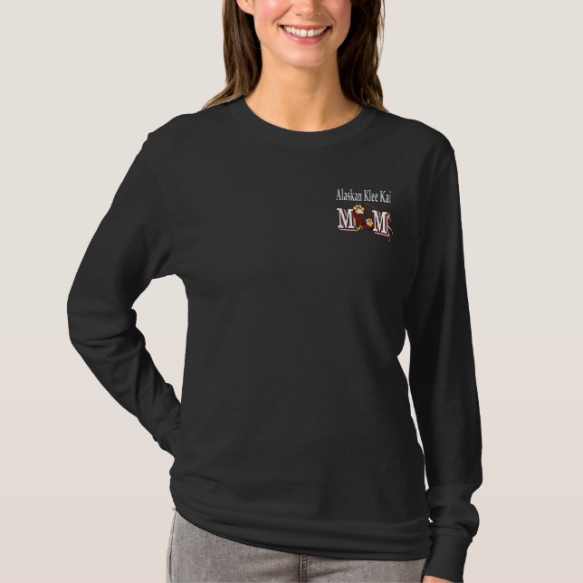 gåvor av alaskan klee kai mamma t-shirt (Framsida)