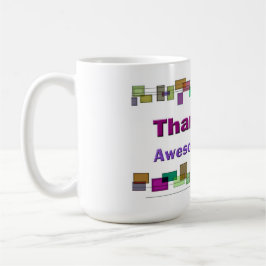 Gåvor för administrativa professioneller kaffemugg