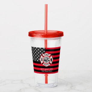 Gåvor för brandmansfamiljer take away mugg