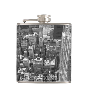 Gåvor för Cityscape för New York souvenirflaska Fickplunta