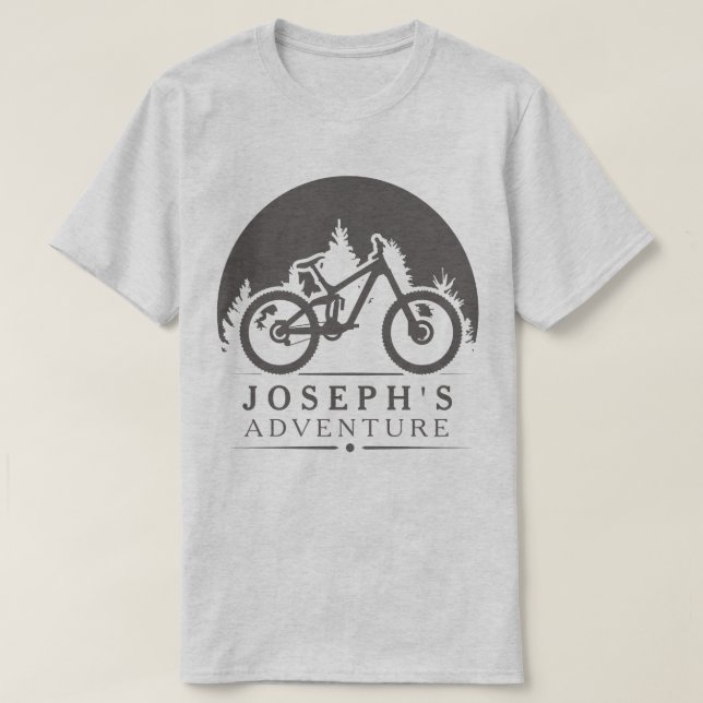 Gåvor för cyklistpersonlig t shirt (Design framsida)
