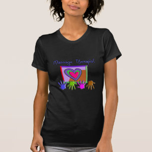 Gåvor för design för massageterapeut skraj Arts T Shirt
