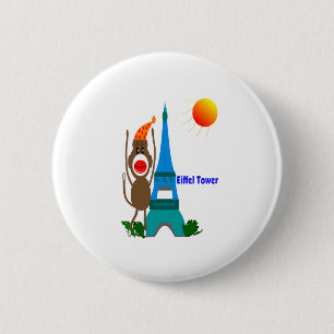 Gåvor för Eiffel tornsock monkey Knapp