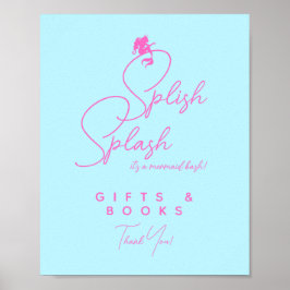 Gåvor för Födelsedagsfest av minimalistisk Sjöjung Poster
