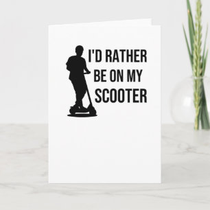 Gåvor för fotgängare Stunt Scooter Rider Kort