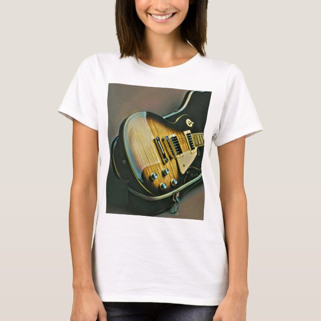 Gåvor för guitarist t shirt (Framsida)