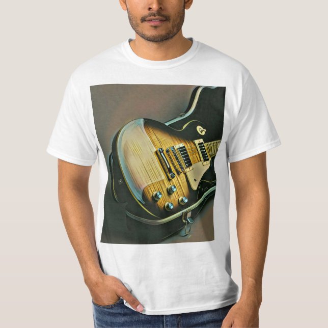 Gåvor för guitarist t shirt (Framsida)