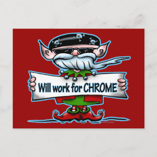 Gåvor för helgdag för bikerälvaanpassade helg vykort