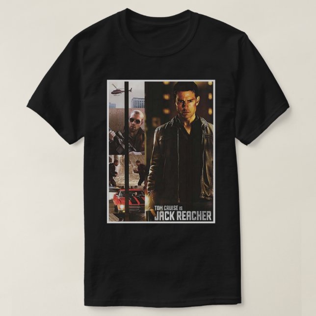 Gåvor för Jack Reacher Tv-seriens grafik Te T Shirt (Design framsida)
