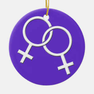 Gåvor för kärlek för regnbåge för gay julgransprydnad keramik