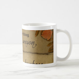 Gåvor för konst för Ecclesiastes 3:1Scripture Kaffemugg