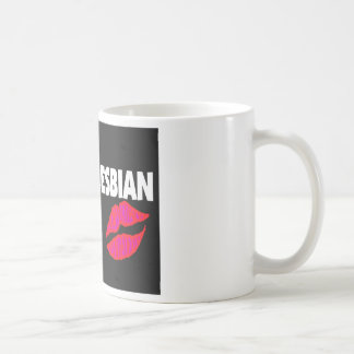 Gåvor för läppstiftlesbisk (glad lesbisk) kaffemugg