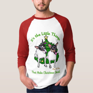 Gåvor för leksakfoxterrierjul tee shirt