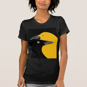 Gåvor för logotyp för fågeleyecontactdesign t shirt