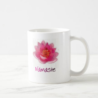 Gåvor för lotusblommablomma"Namaste" Yoga Kaffemugg