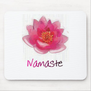 Gåvor för lotusblommablomma"Namaste" Yoga Musmatta