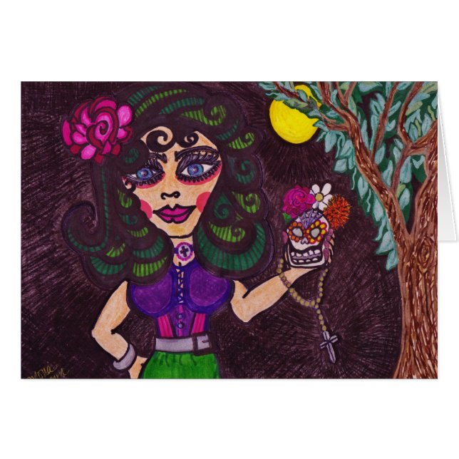 "Gåvor för månen ", Hälsningskort (Framsidan Horizontal)